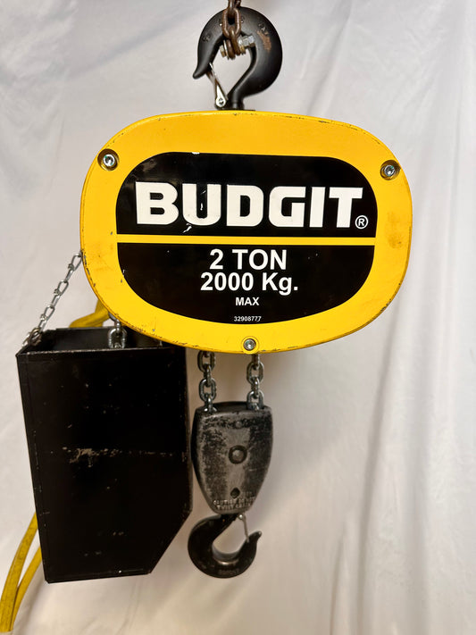 2 Ton Budgit Air Hoist $2877- FREE SHIPPING (Lower 48 Only)